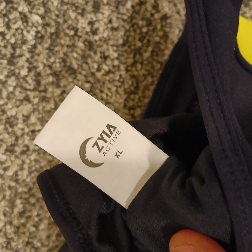 Zyia Neon Luxe Tape Bra XL